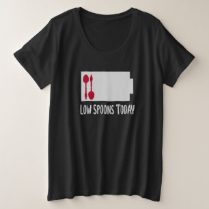 Spoonie Battery Meter - Low Spoons Today Shirt