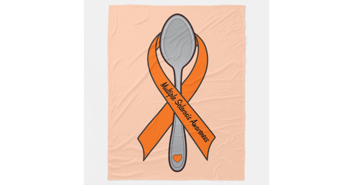 Spoonie Life Cure Multiple Sclerosis! Fleece Blanket
