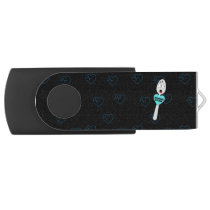 Spoonie Potsie USB Swivel Flash Drive