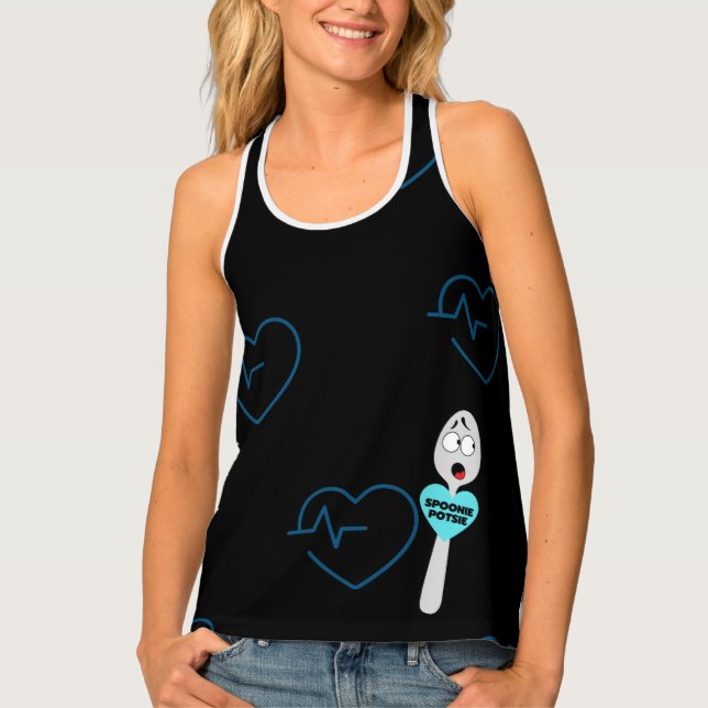 Spoonie Potsie Women's Tank Top (Front)