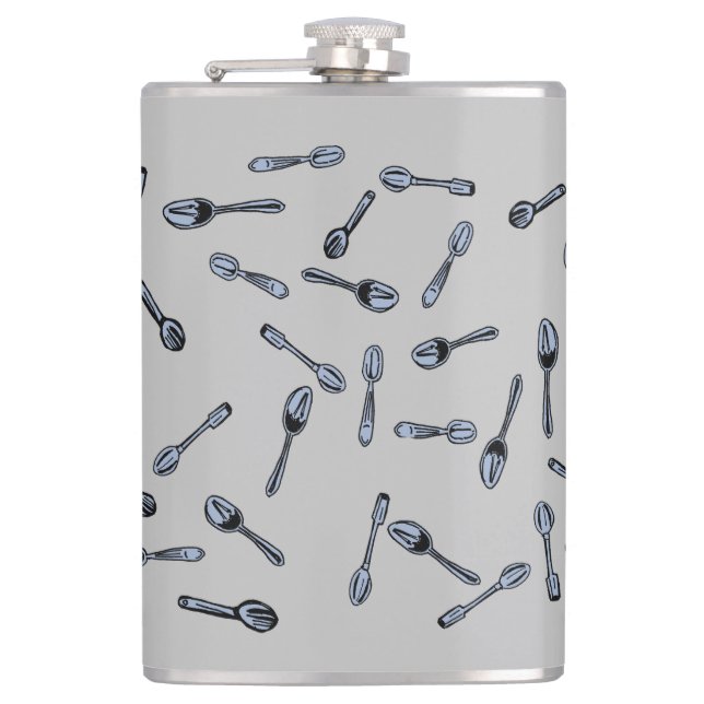 Spoonie spoon theory gift hidden condition flask (Front)