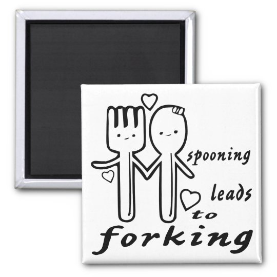 Spooning Leads To Forking #USAPatriotGraphics © Magnet.
