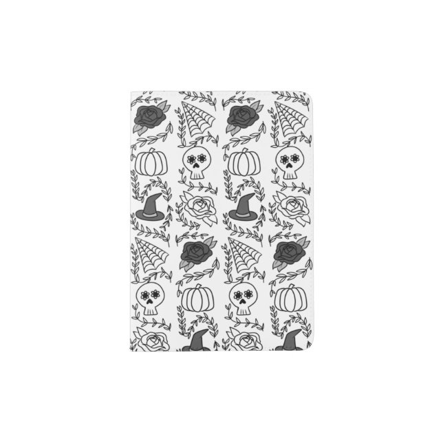 Spoopy Goth Passport Holder (Front)
