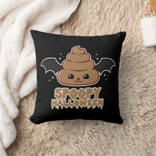 Spoopy Halloween Kawaii Throw Pillow