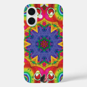 Spores Kaleidoscope iPhone 16 Case