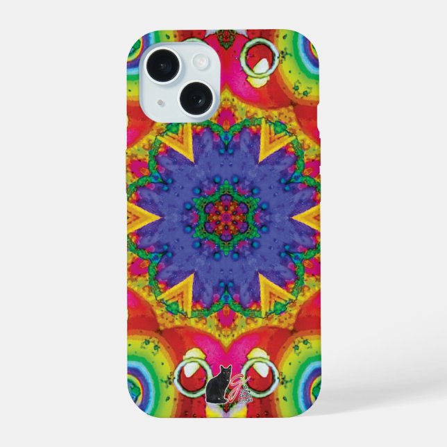 Spores Kaleidoscope Iphone Case (Back)