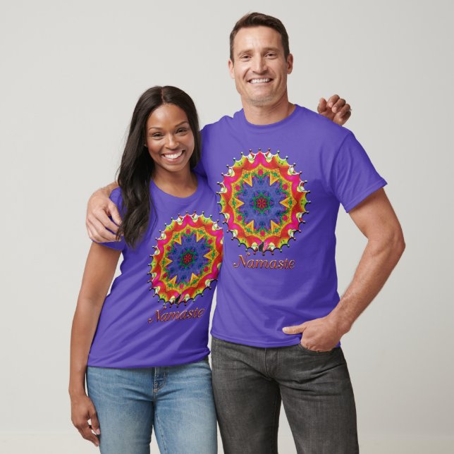 Spores Namaste Kaleidoscope T-shirt (Unisex)