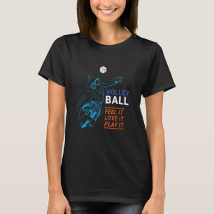 Sport Ball Beach Volleyball Volleyball Player T-Shirt
