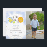 Sport Balls Birthday Invitation With Photo<br><div class="desc">Sport Balls Birthday Invitation With Photo</div>
