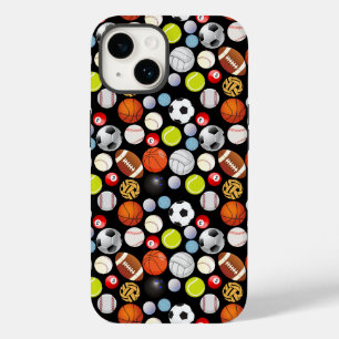 Sport Balls Pattern Case-Mate iPhone 14 Case