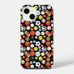 Sport Balls Pattern iPhone 14 Case
