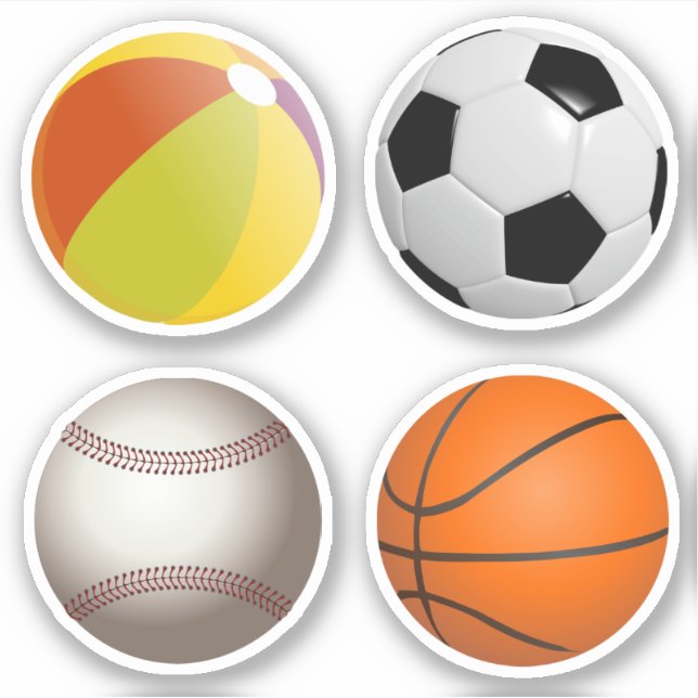 Sport Balls Sticker (Front)