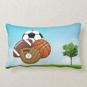 Sport Balls Throw Pillow