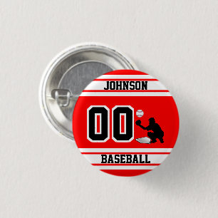 Sport Baseball - Catcher - Create Your Own Button