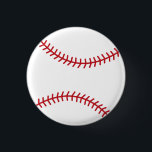 Sport Baseball / Softball Button<br><div class="desc">Baseball / Softball Sport Ball Button. The background color is changeable. This design can also be personalized. ✔Note: Not all template areas need changed. 📌If you need further customization, please click the "Click to Customize further" or "Customize or Edit Design"button and use our design tool to resize, rotate, change text...</div>