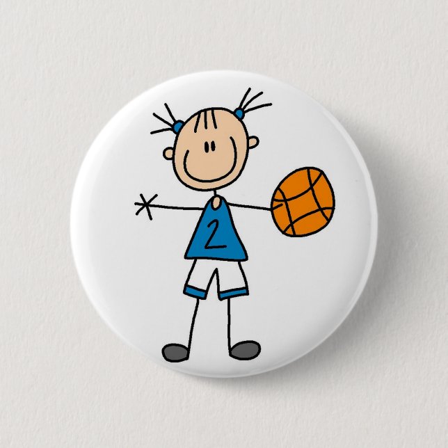 Sport Basketball Button (Front)