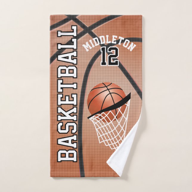Sport 🏀 Basketball | DIY Text Hand Towel (Hand Towel)
