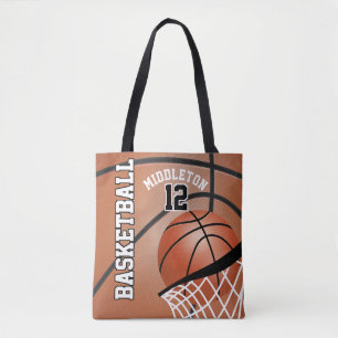 Sport Basketball   DIY Text Tote Bag