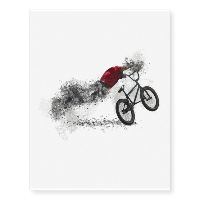 Sport Bike Hobby Temporary Tattoos (Front)