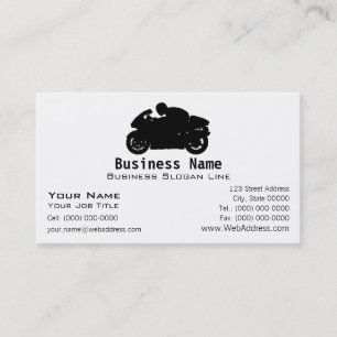 Sport Bike Motorcycle Business Card