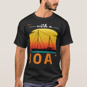 Sport Boat Racing Boat Owner Captain Motor Boat 3 T-Shirt