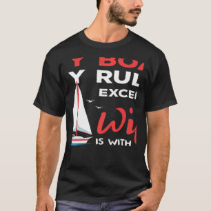 Sport Boat Racing Boat Owner Captain Motor Boat  4 T-Shirt
