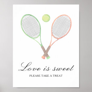 Sport bridal shower - Love is sweet Poster
