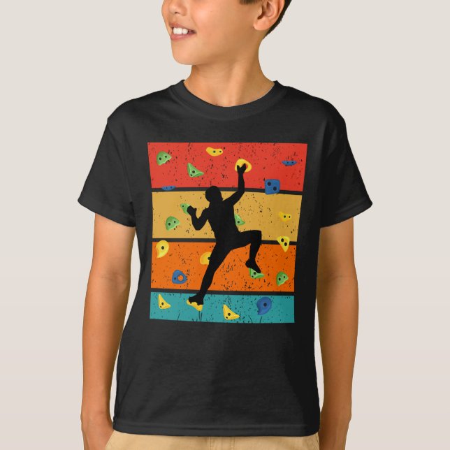  Sport Climbing Rock Climbing T-Shirt (Front)