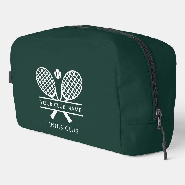 Sport Club Name Tennis Team Players Swag Any Color Dopp Kit (Right Corner)