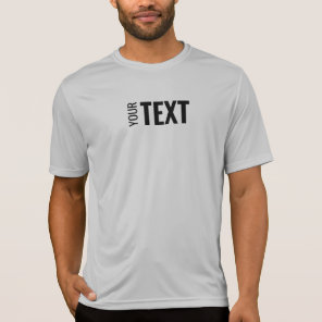 Sport Competitor Silver Mens Template Modern T-Shirt