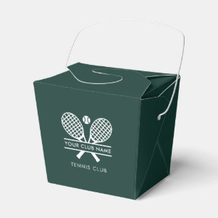Sport Country Club Name Lawn Tennis Team Players Favor Boxes