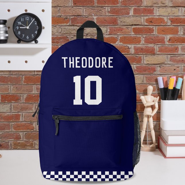 Sport Custom Personalized Player Name and Number  Printed Backpack (Creator Uploaded)