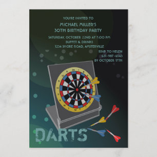 Sport Darts - Invitation
