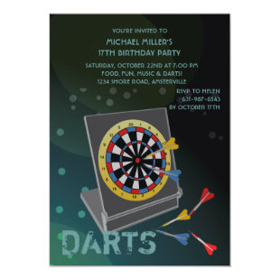 Sport Darts - Invitation
