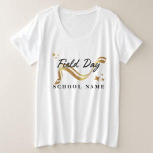 Sport Field day Red green yellow blue color Team C Plus Size T-Shirt