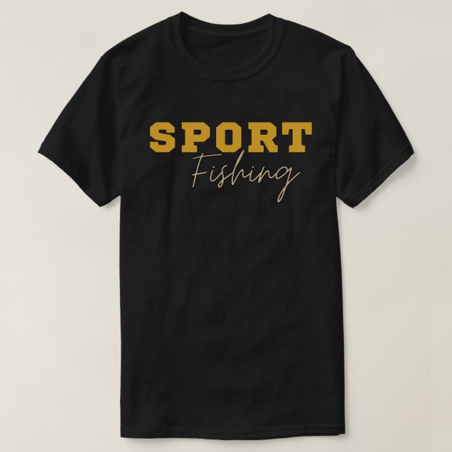 Sport Fishing T-Shirt (Design Front)