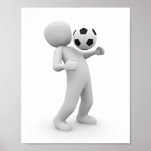 sport football movement ball poster