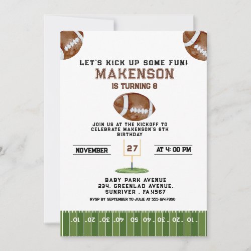 Sport Football  Second Birthday 8th year Down