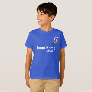 Sport football soccer Team Field day Cheer School T-Shirt
