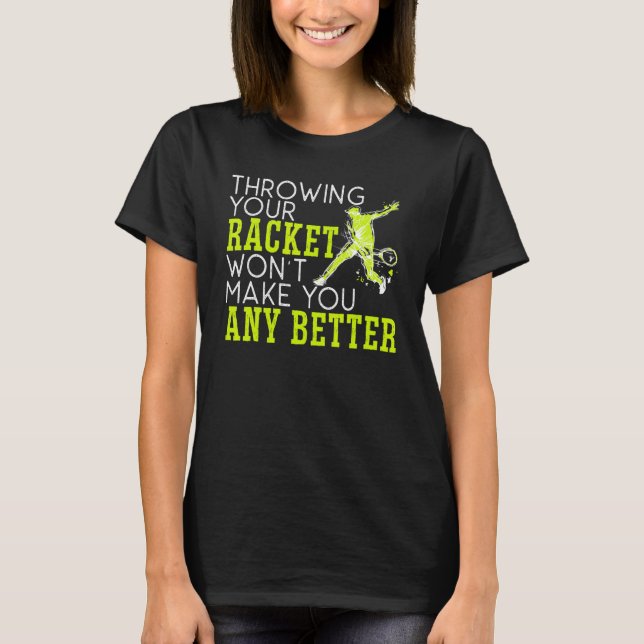 Sport Game Lawn Tennis Racket Tennis T-Shirt (Front)