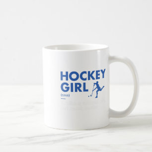 Sport Girl Definition Hockey Coffee Mug