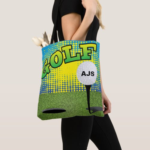 Sport Golf ️️ Design _ DIY Text Tote Bag