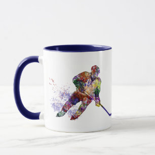 Sport Hockey Player colorful Mug