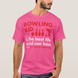 Sport Kid Definition Bowling funny boy T-Shirt