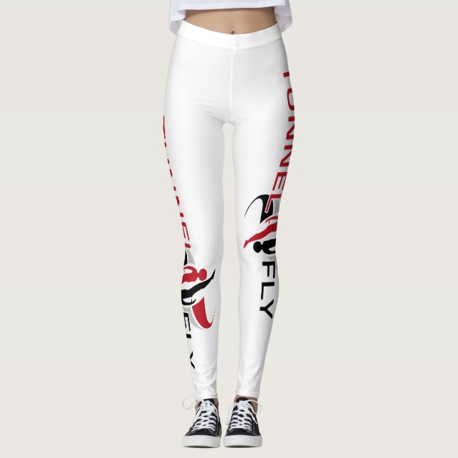 Sport leggings customizable for any text (Front)
