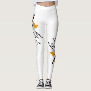 Sport leggings customizable for any text for yoga