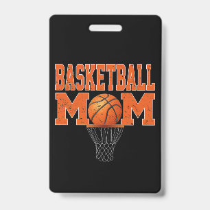 Sport Lover Basketball Mom For Players Badge