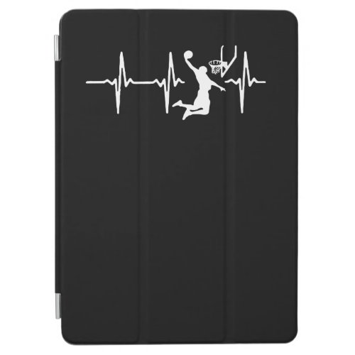 Sport Lover  Basketball  Players And Heartbeat iPad Air Cover