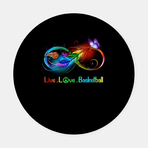 Sport Lover  Live love basketball Coaster Set