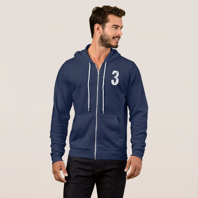 Sport number 3 hoodie (Front Full)